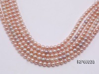 Wholesale & Retail High-quality 7-8mm Lavender Round Freshwater Pearl String