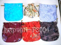 Delicate Silk Jewelry Pouch with Beautiful Patterns