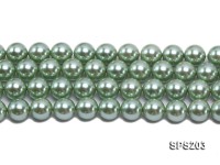 Wholesale 10mm Green Round Seashell Pearl String