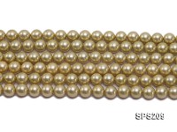 Wholesale 10mm Olive Round Seashell Pearl String