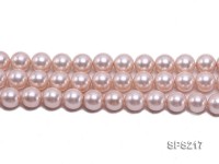 Wholesale 10mm Pink Round Seashell Pearl String