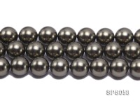 Wholesale 18mm Bright Coffee Round Seashell Pearl String