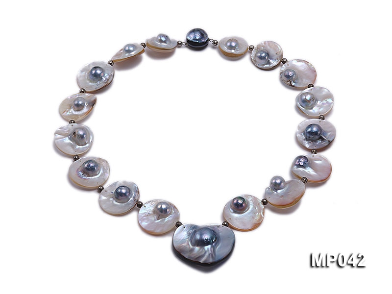 22mm Special Mabe Pearl Necklace