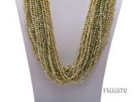 green 4-5mm 20-string freshwater pearl necklace