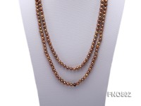 Golden Freshwater Pearl Opera Necklace