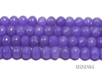Wholesale 18mm Blue Round Faceted Gemstone String