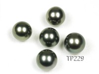 Tahitian Pearl–Top Grade AAA 11.5mm Natural Black Round  Pearl