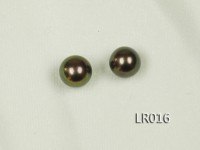 AAA-grade 8-8.5mm Black Round Loose Freshwater Pearl