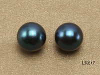 AAA-grade 6.5-7mm Black Round Loose Freshwater Pearl