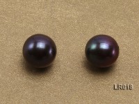 AAA-grade 8.5-9mm Round Black Loose Freshwater Pearl