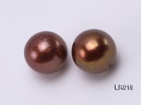 AAA-grade 10-11mm Coffee Brown Round Loose Freshwater Pearl