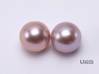 AAA-grade Gorgeous 11-12mm Round Natural Pink/Lavender Loose Freshwater Pearl