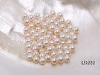 AAA-grade 7.5-8mm Round Natural White Loose Freshwater Pearl