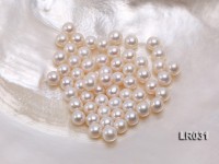 Round Pearl Wholesale—AAA Shiny 7-8mm Round Natural White Pearl