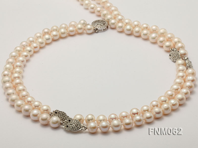 9-10mm High Quality Round Pearl Necklace