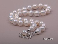 Classic 11-13mm White Round Edison Pearl Necklace