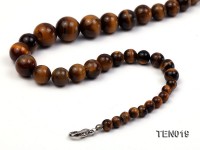 6-15mm Tiger Eye Beaded Necklace