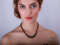5-12mm Dark Red Garnet Graduate Necklace