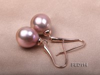 13-14mm Lavender Cultured Freshwater Pearl Earring