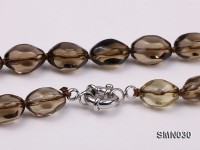 10x15mm Smoky Quartz Beads Necklace