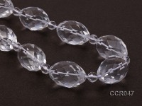 Faceted Rock Crystal Beads Necklace