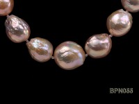 Classic 11.5×12-15.5x17mm Colorful Baroque Freshwater Pearl Necklace