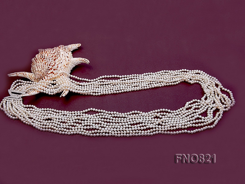 Amazing 9-strand Freshwater Pearl Necklace
