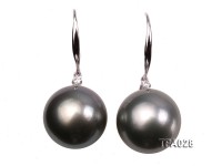 Gorgeous 13mm Tahitian Pearl Earring with 14k Gold