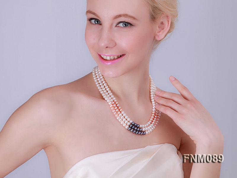 chunky freshwater pearl necklace