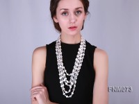 5 strands Freshwater cultured pearl necklace