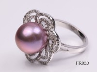 13mm lavender edison pearl ring