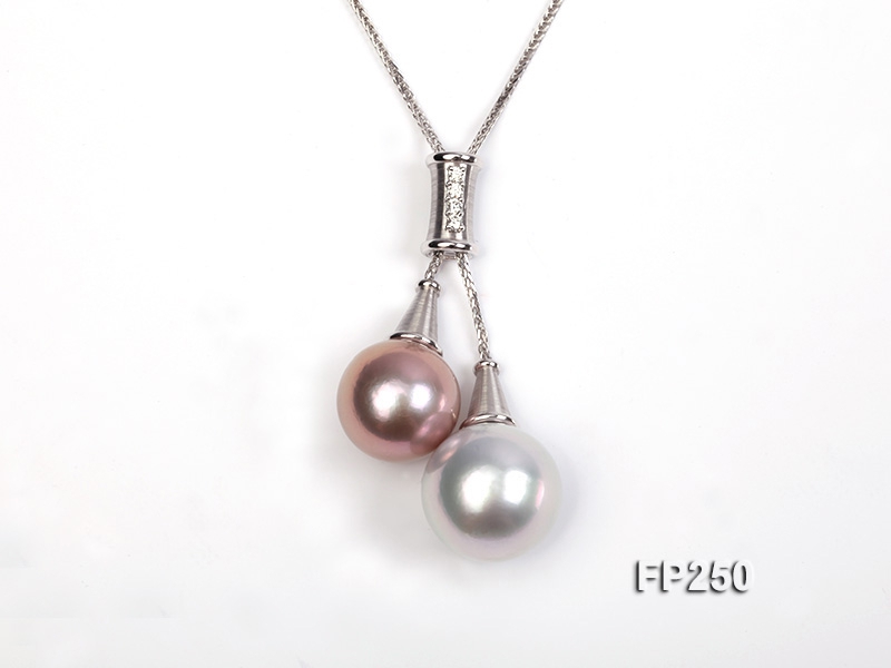 18k Gold Chain Necklace with Top-grade Freshwater Pearl Pendant