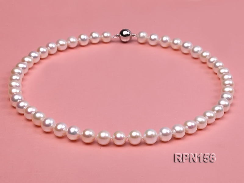 AA-grade 9mm Freshwater Pearl Necklace