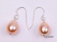 9-10mm Pink Drop-shaped Freshwater Pearl Earring