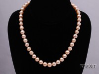 8-9mm round freshwater pearl necklace and bracelet set