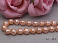 9-10mm Lovely Pink Round Freshwater Pearl Necklace