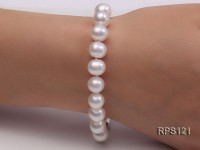 9mm AAA round freshwater pearl necklace and bracelet set