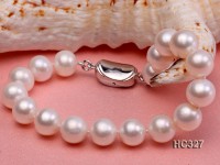 10mm AAA round freshwater pearl bracelet
