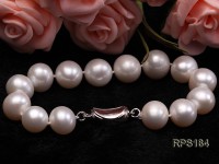 11.5-12.5mm AAA round freshwater pearl necklace and bracelet set