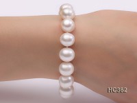 11.5-12.5mm AAA round freshwater pearl bracelet