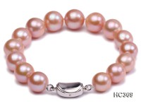 11-13mm Pink round Edison Pearl bracelet