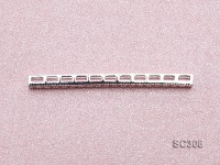 5x38mm Zircon-inlaid Silver Accessories