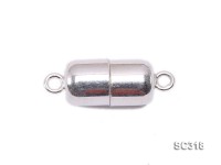 7x13mm Single-strand Sterling Silver Magnetic Clasp