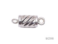 5x9mm Single-strand Sterling Silver Magnetic Clasp
