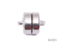 5x7mm Single-strand Sterling Silver Magnetic Clasp