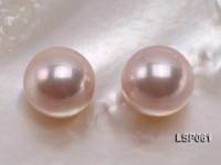 Wholesale 12-12.5mm Round Pink Seashell Pearl Bead