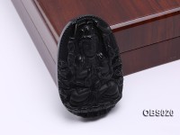 40x60mm Black Obsidian Pendant