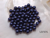 Wholesale 8.5-9mm Navy Blue Round Seashell Pearl Bead