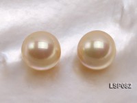 Wholesale 8.5mm Yellow Round Seashell Pearl Bead