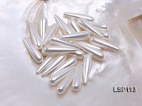 Wholesale 8x30mm Teardrop Loose Seashell Pearl